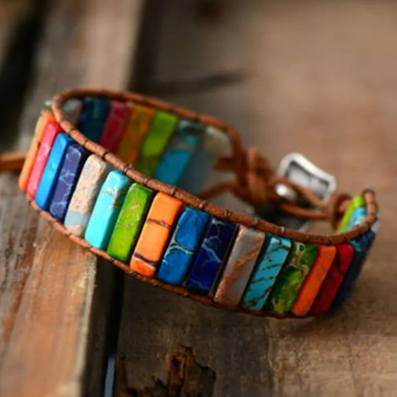 Boho Multicolor Stone Bracelet