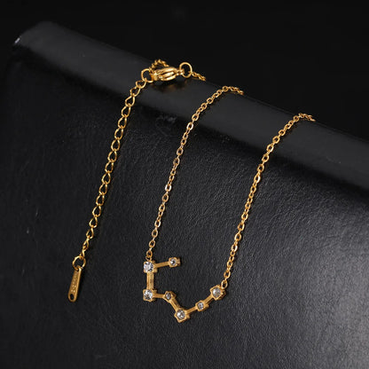 Gold-Plated Zodiac Necklace