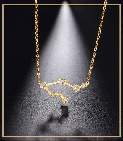 Gold-Plated Zodiac Necklace