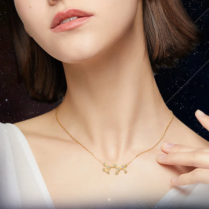 Gold-Plated Zodiac Necklace