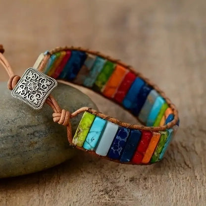 Boho Multicolor Stone Bracelet