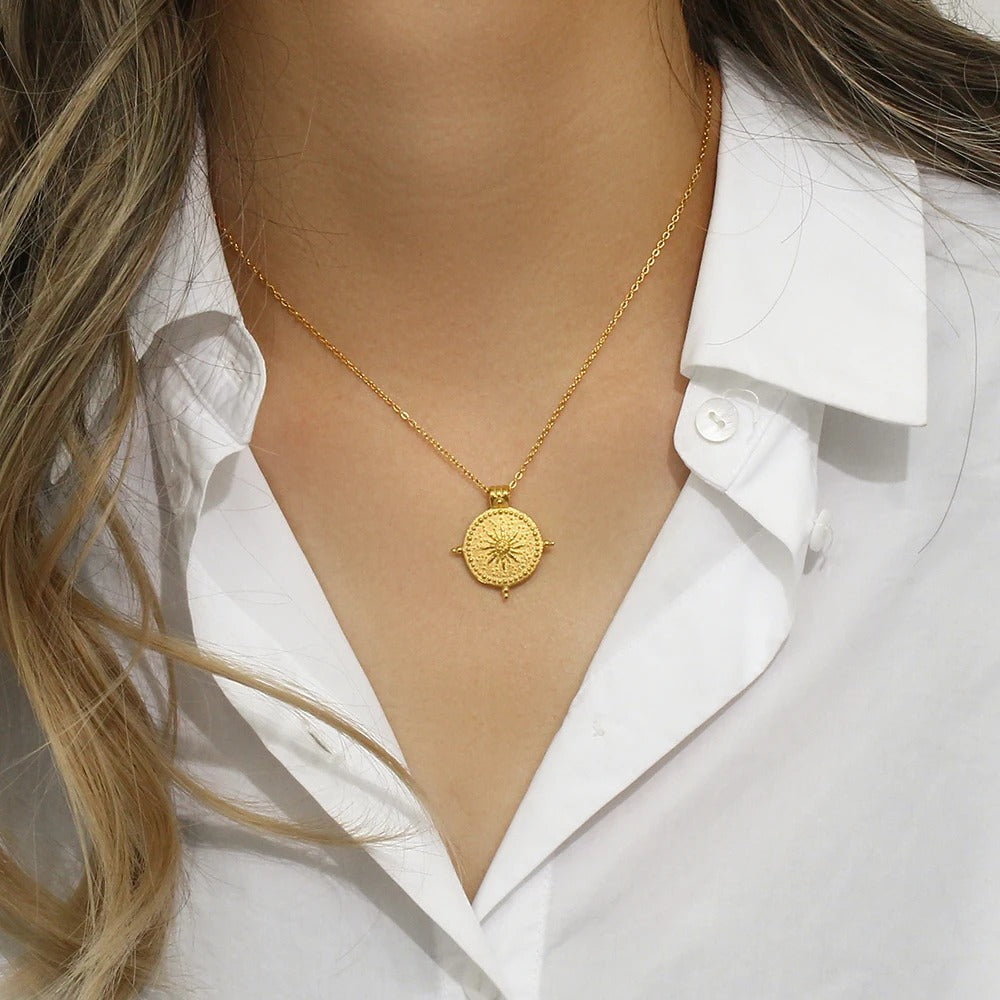 Sun Compass Necklace