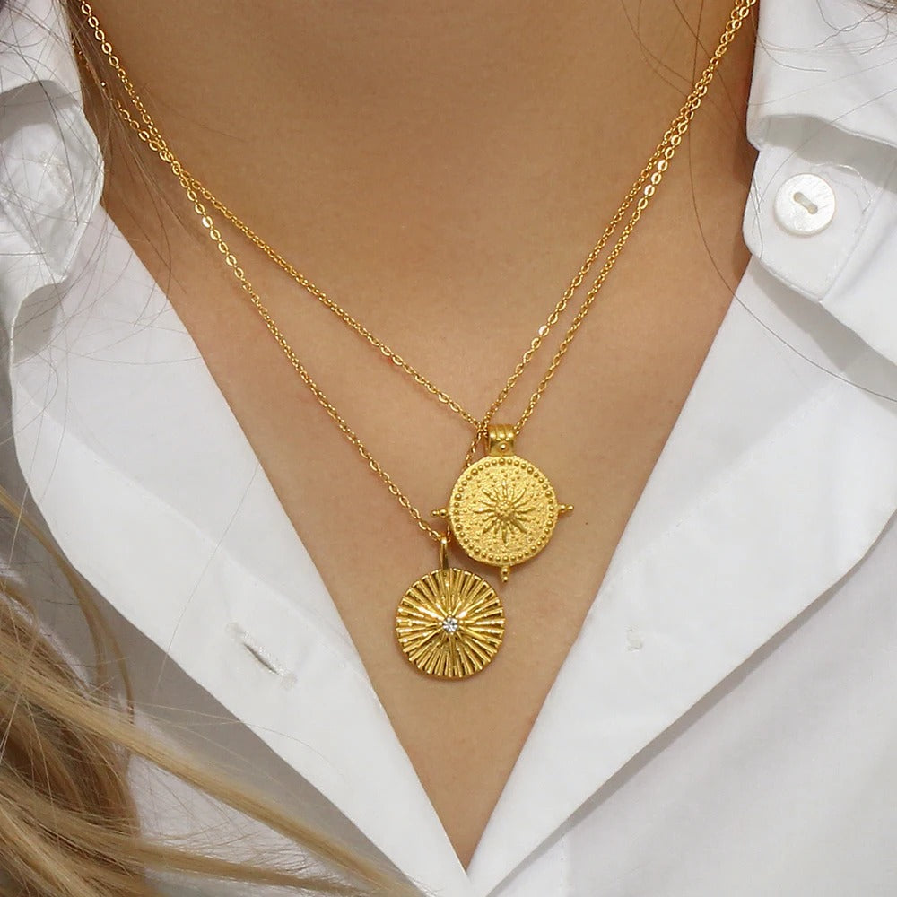 Sun Compass Necklace