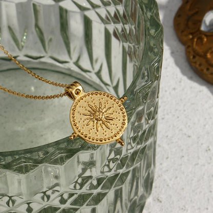 Sun Compass Necklace