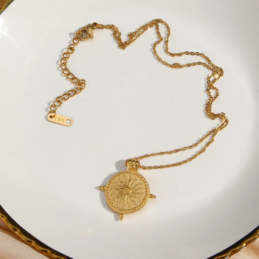 Sun Compass Necklace