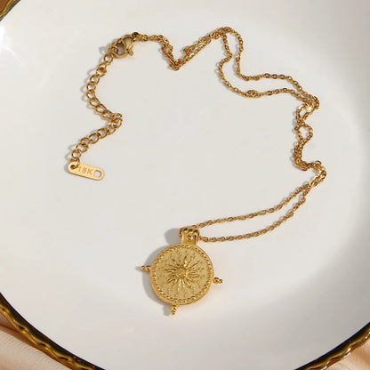 Sun Compass Necklace